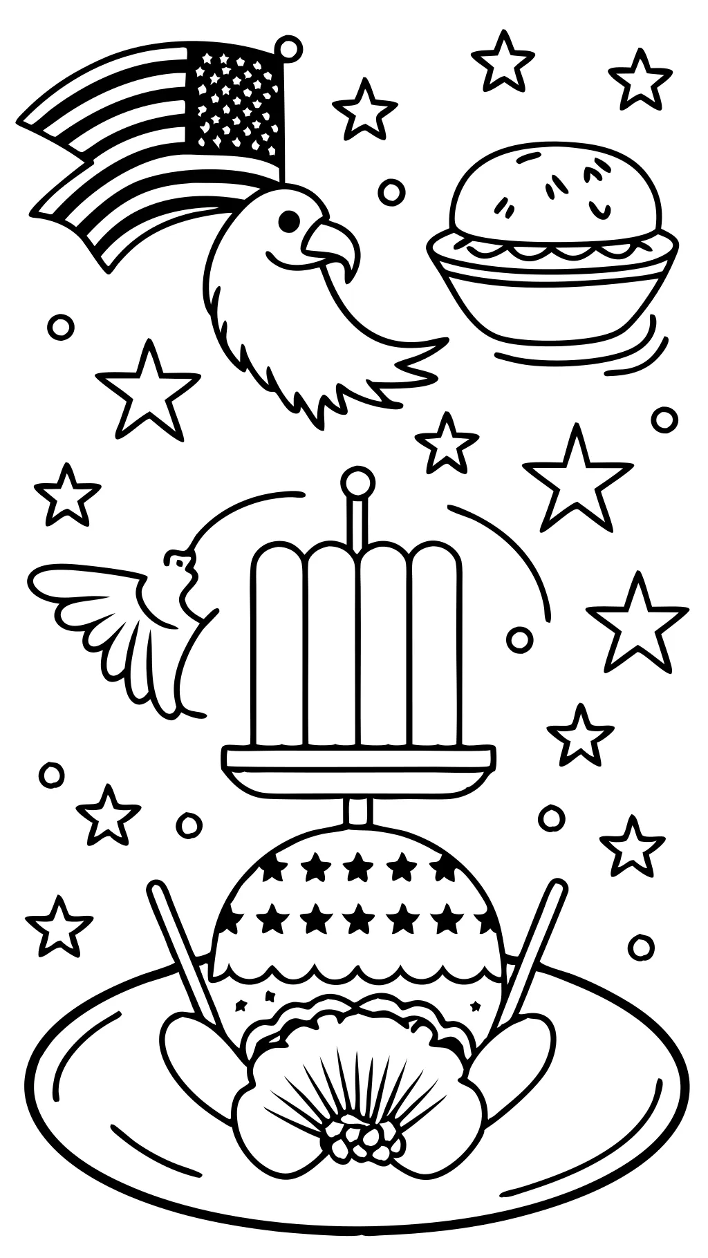 4th july coloring pages